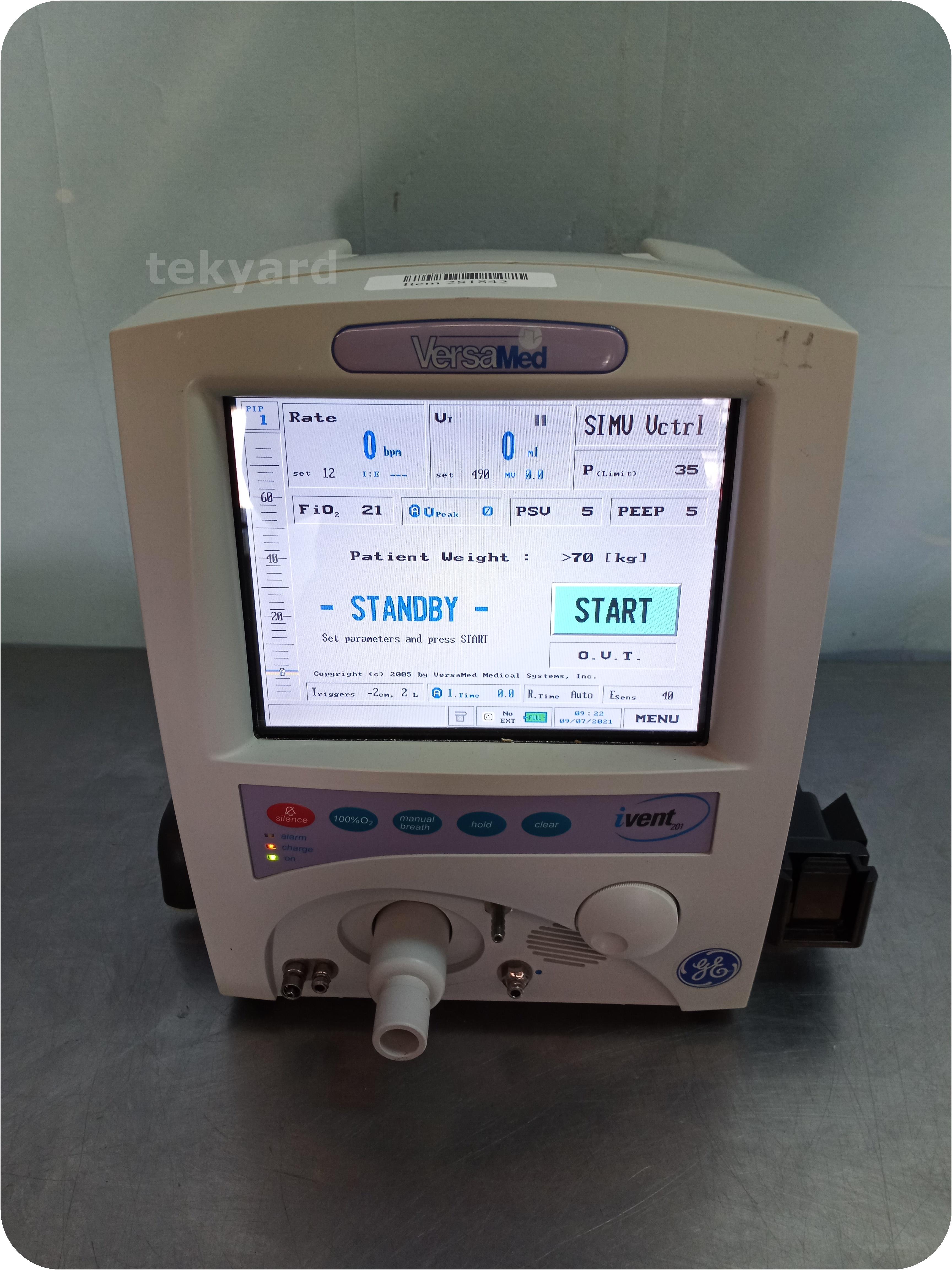 Tekyard Llc Versamed Ivent Ventilator