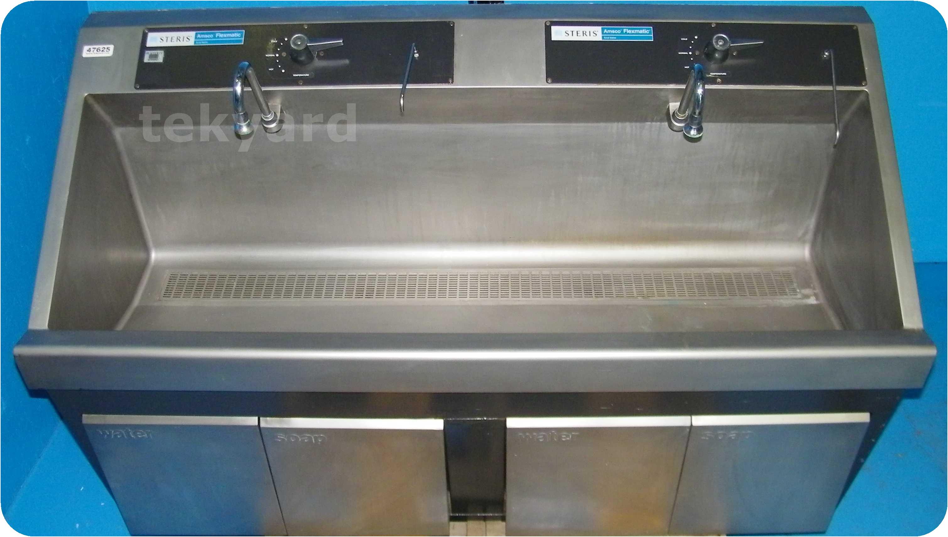 Steris Amsco Flexmatic Double Bay Scrub Sink - Venture Medical