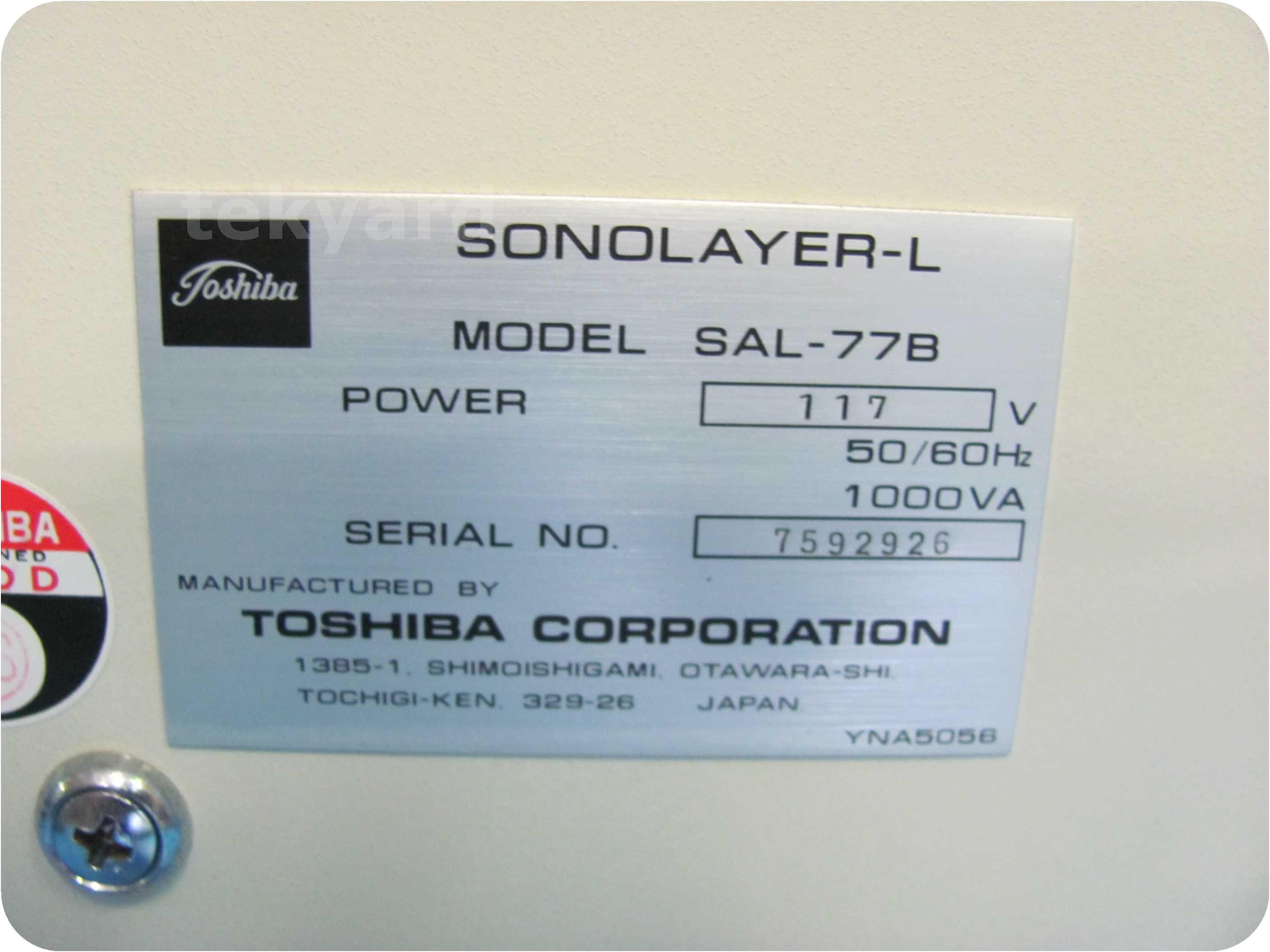 Toshiba SAL-32B (Sonolayer)