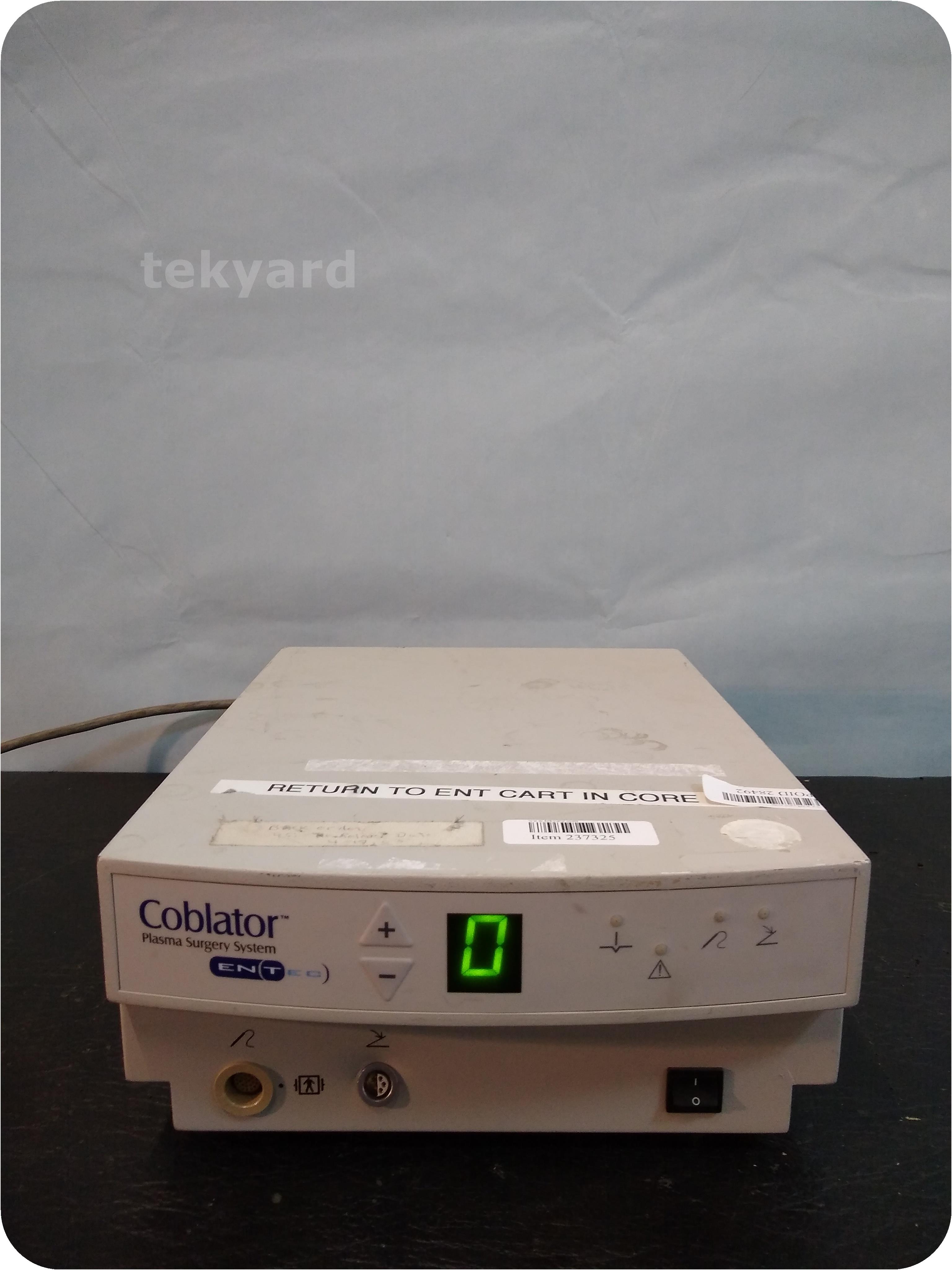 Tekyard Llc 237325 Coblator Entec System 2000 Plasma Surgery System