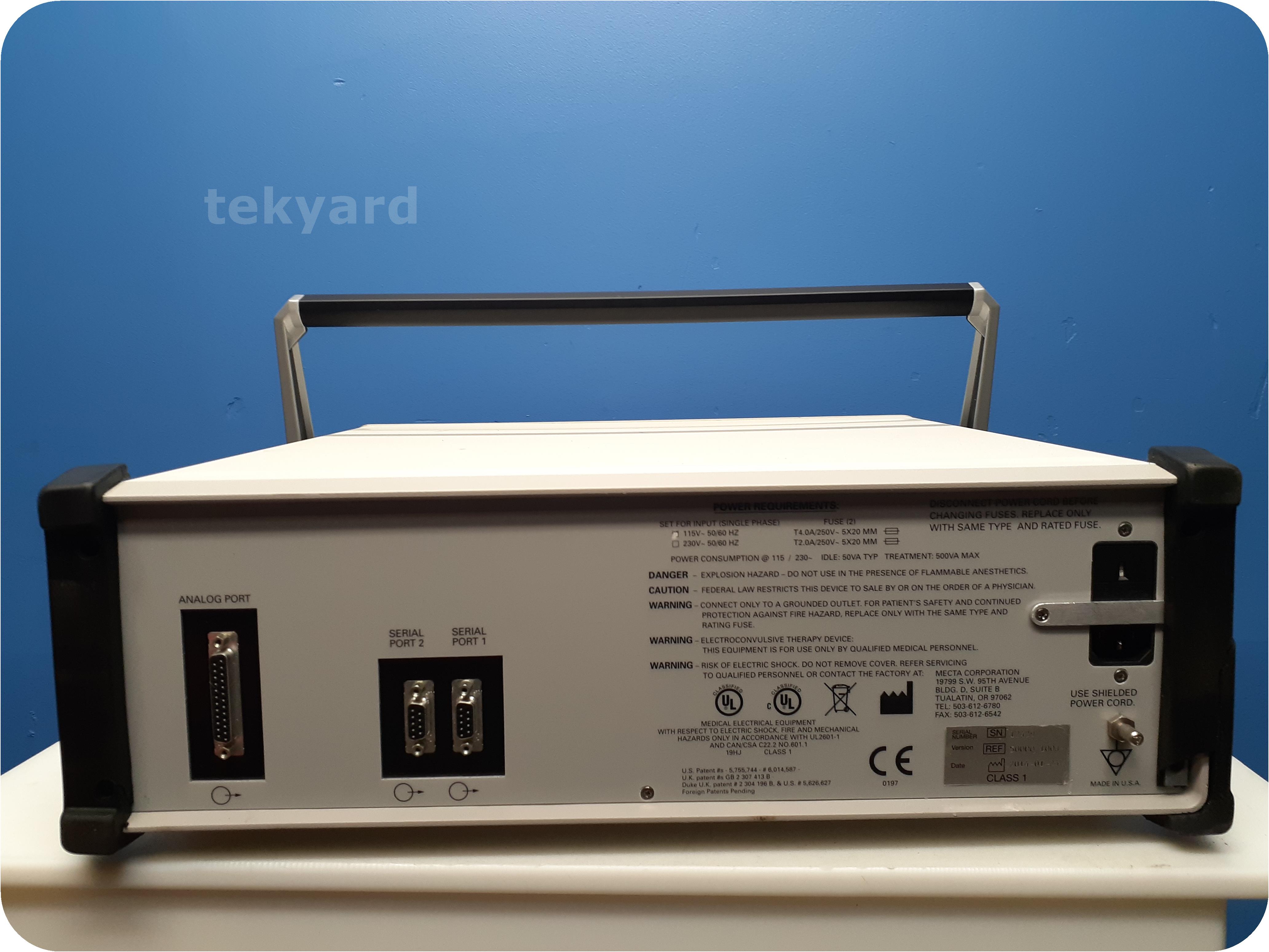 MECTA SPECTRUM, Electroconvulsive Therapy