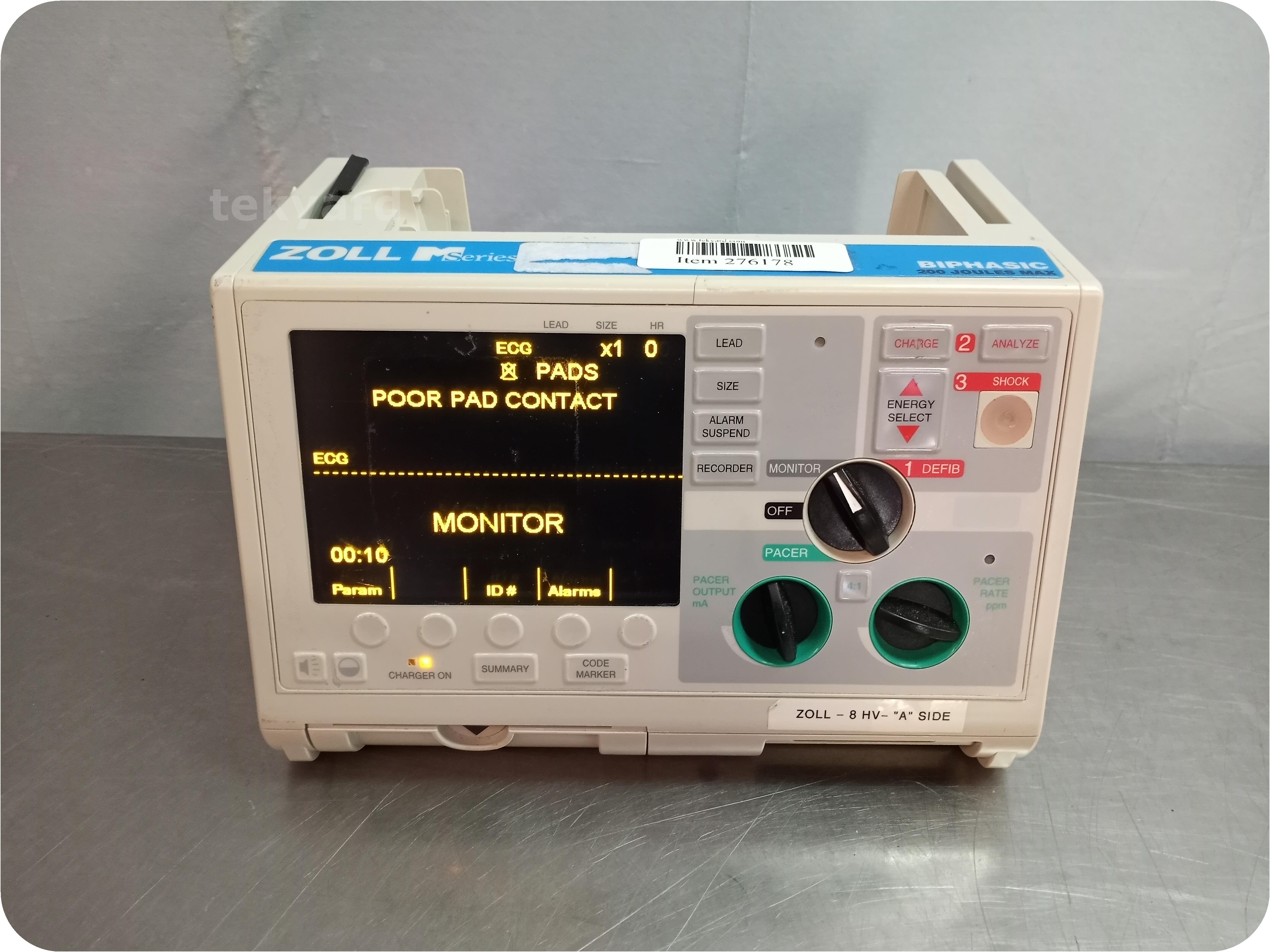 tekyard, LLC. - 281060-Zoll M Series Biphasic 200 Joules Max Defibrillator