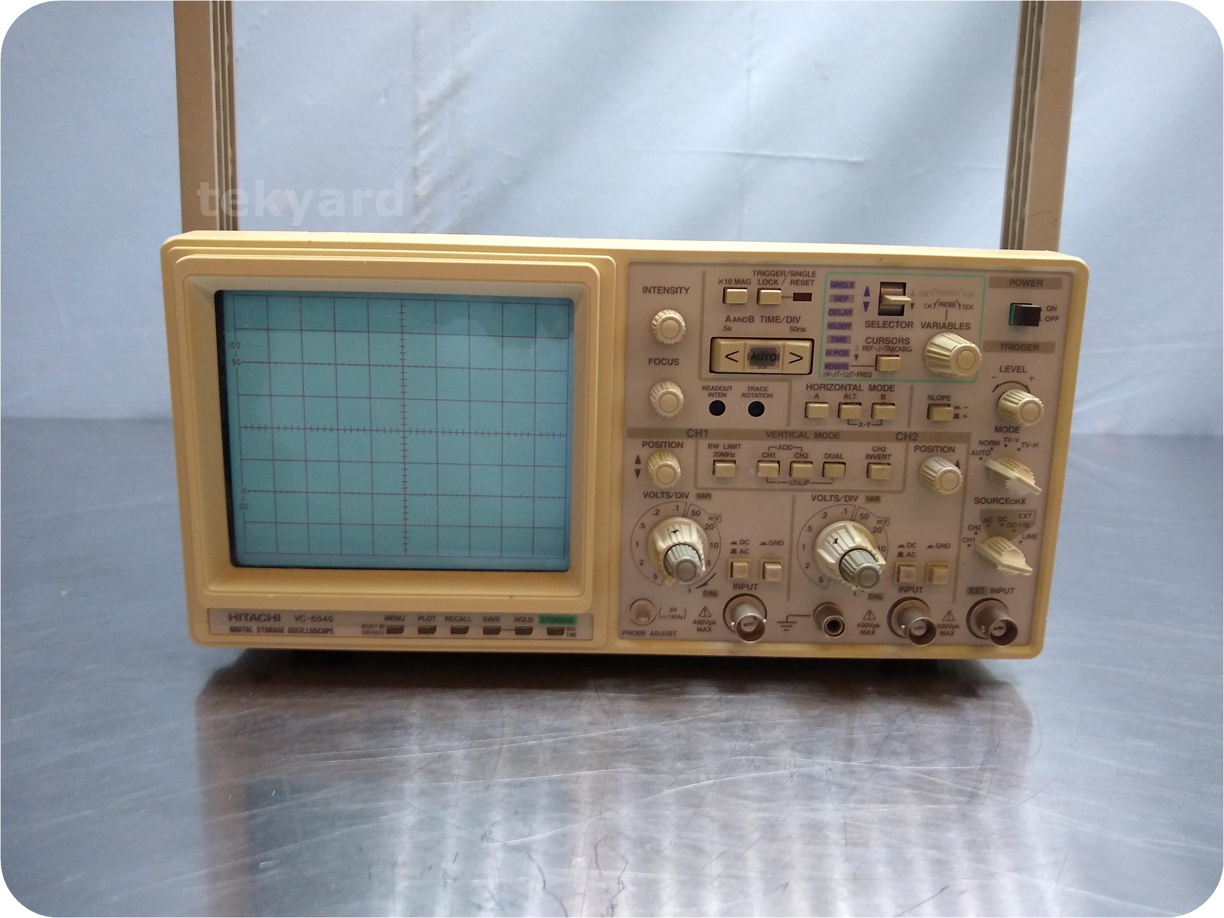 tekyard, LLC. - 285194-Hitachi VC-6545 Digital Storage Oscilloscope