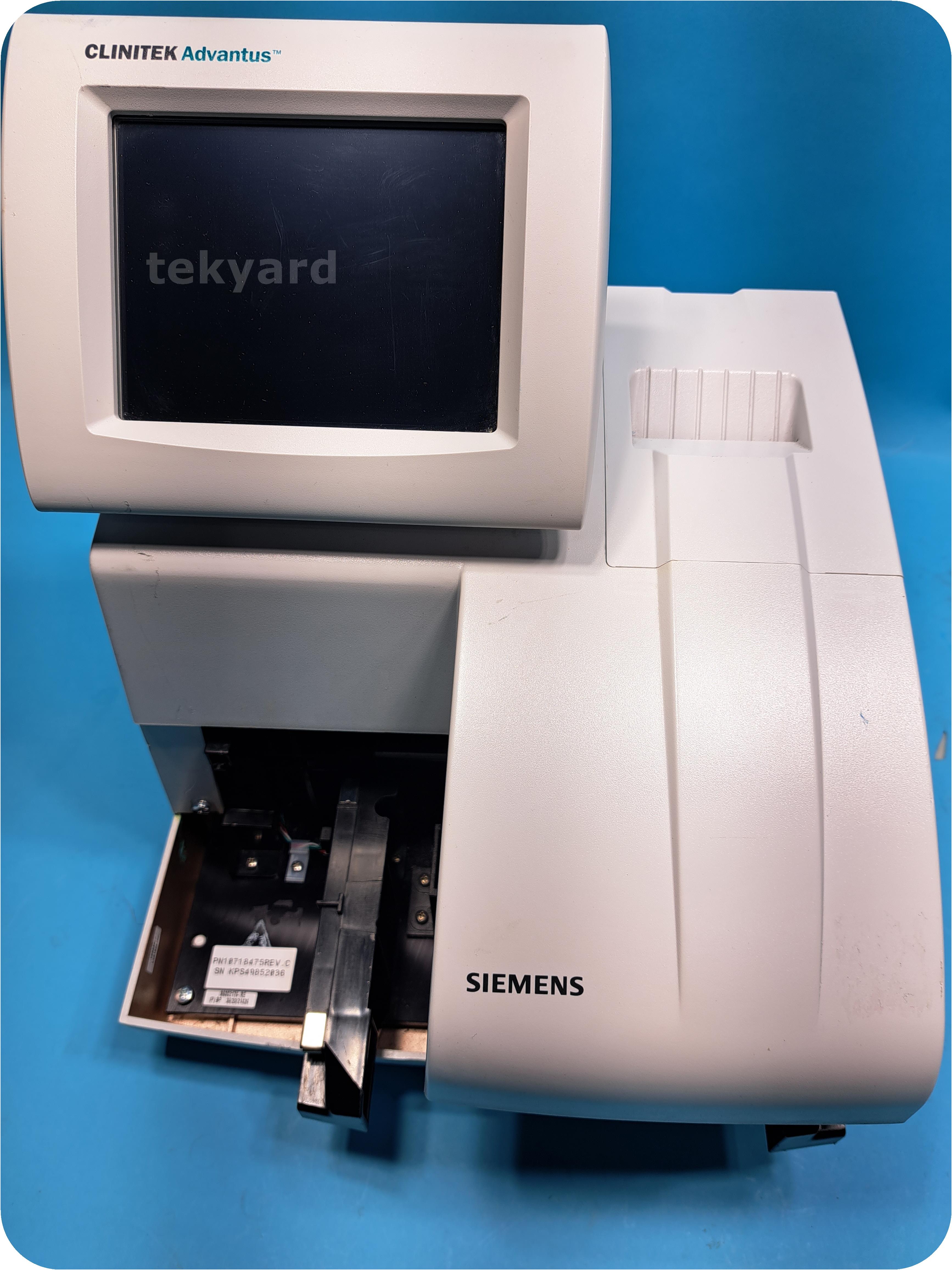 Tekyard Llc 336569 Siemens Clinitek Advantus Urine Chemistry Analyzer 6005