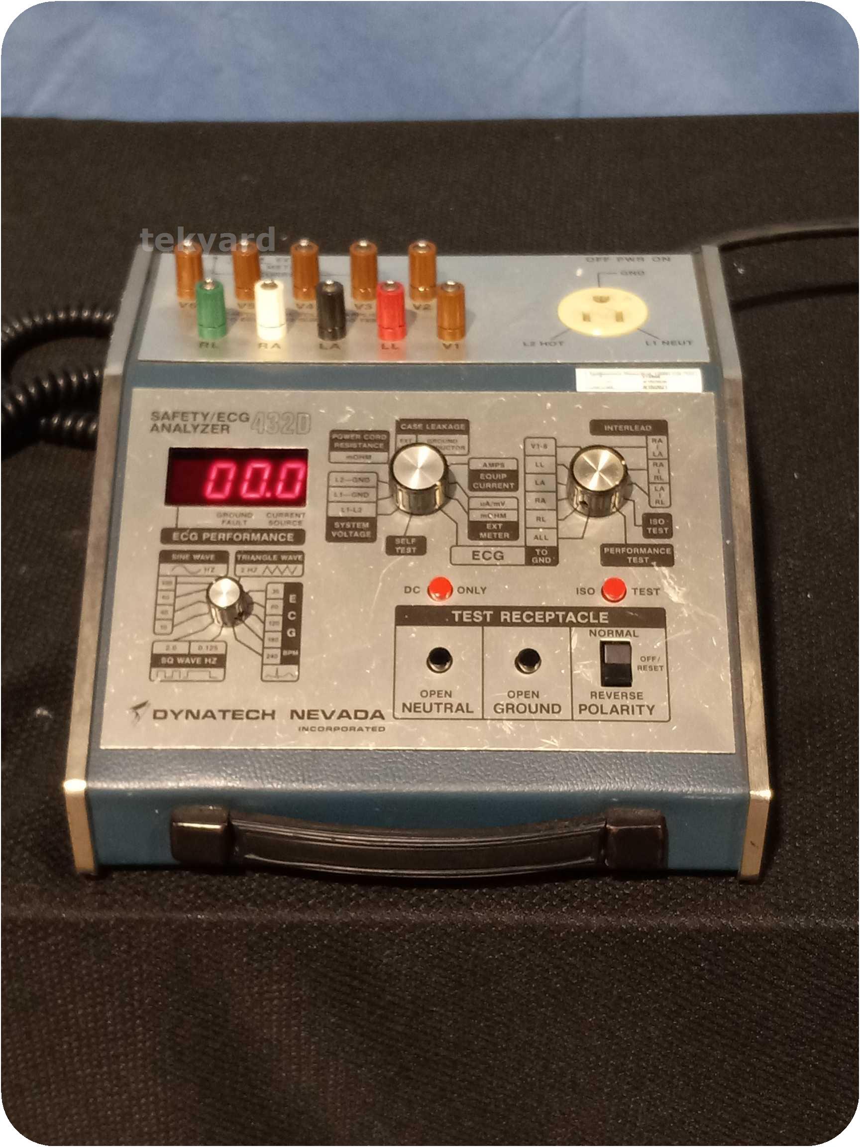 tekyard, LLC. - 349799-Dynatech Nevada 432D Current Voltage ECG ...